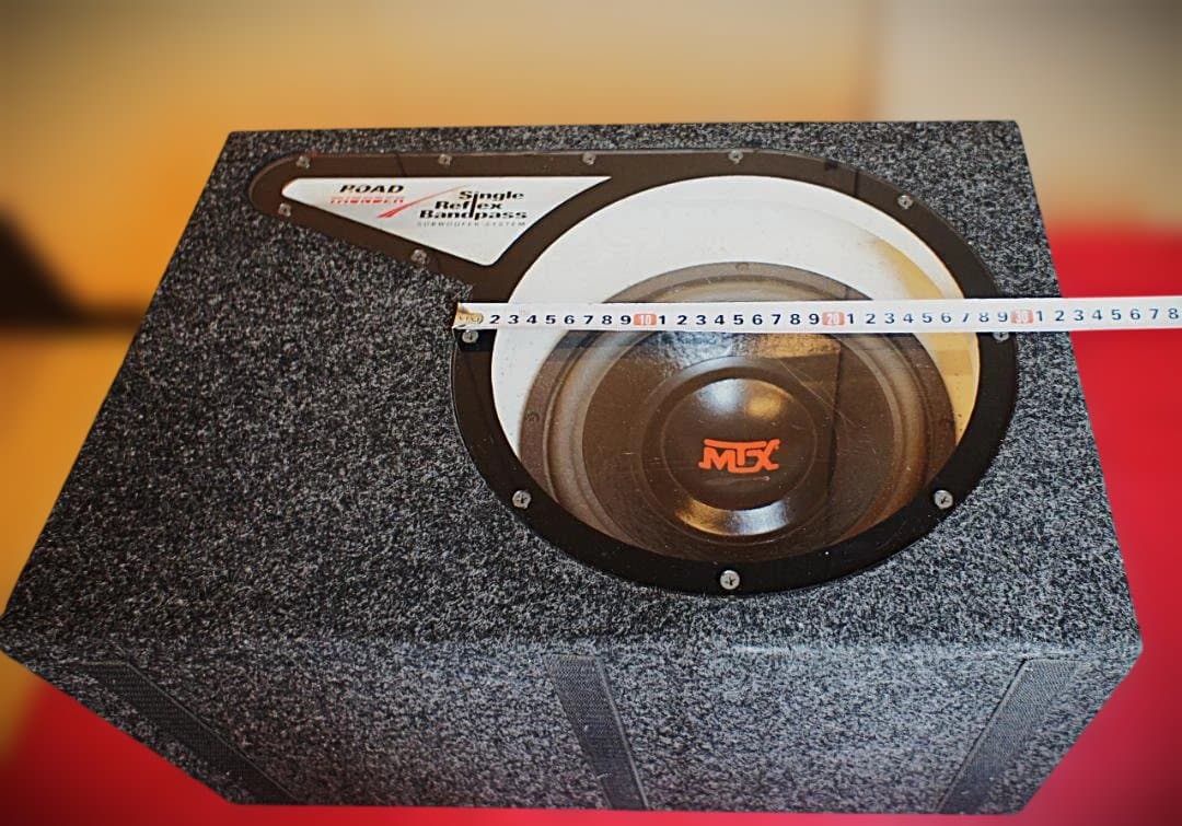 お値下げ【美品】MTX ROAD THUNDER30㎝級 極低音ウーハー＆BOX