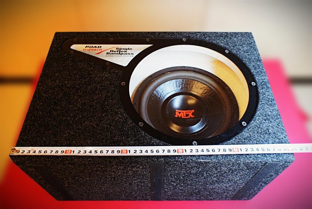 お値下げ【美品】MTX ROAD THUNDER30㎝級 極低音ウーハー＆BOX