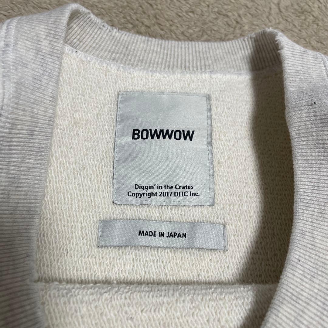 トップス BOWWOW 23AW JOHN PEACE CREW SWEAT SHIRTS