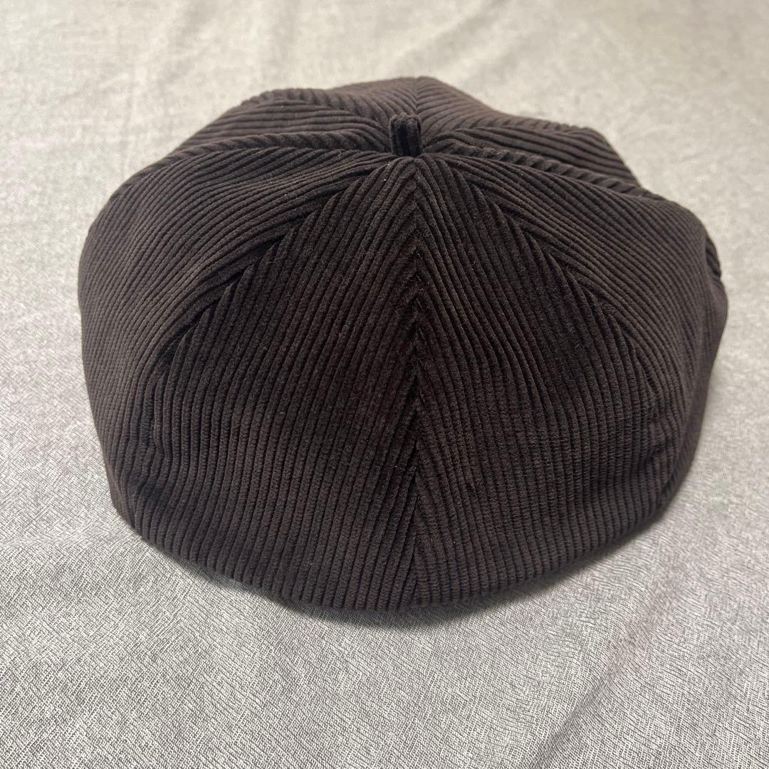 ※mookku3　OKDJOE コーデュロイ 黒 ベレー帽