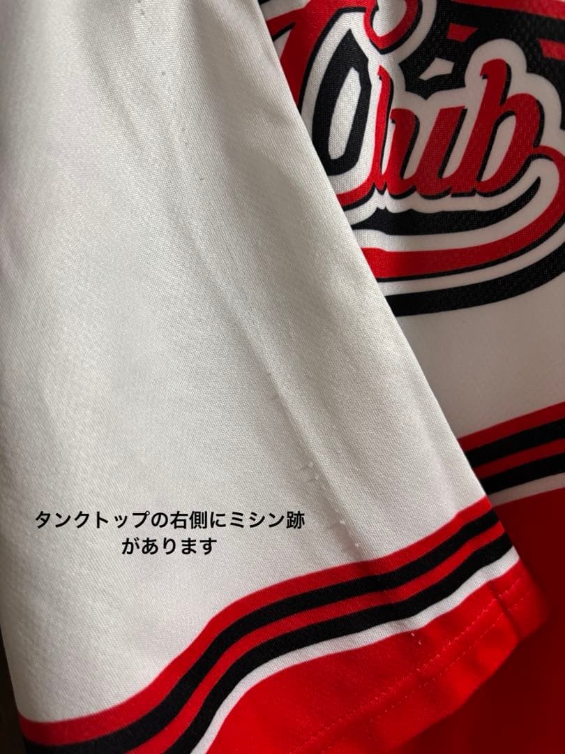 [数回使用]チアクラブ　ユニフォーム上下L リボン