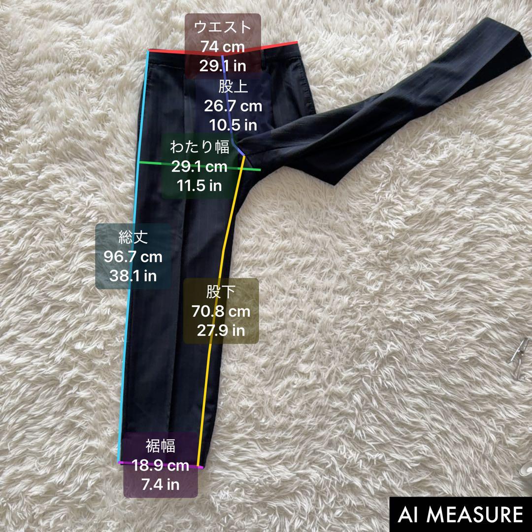 美品 エルメネジルドゼニア TROFEO ライン シングルスーツ セットアップ