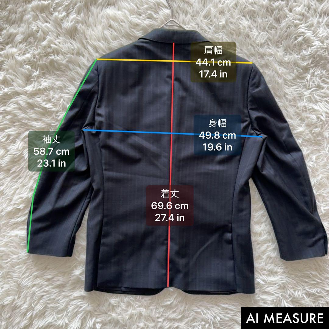 美品 エルメネジルドゼニア TROFEO ライン シングルスーツ セットアップ