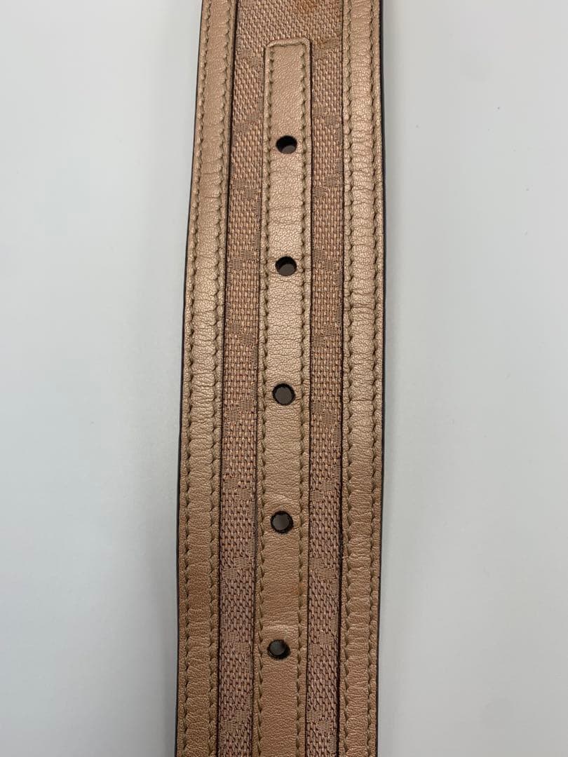 美品‼️GUCCI グッチ ベルトハートベルト ピンク　レディース P55