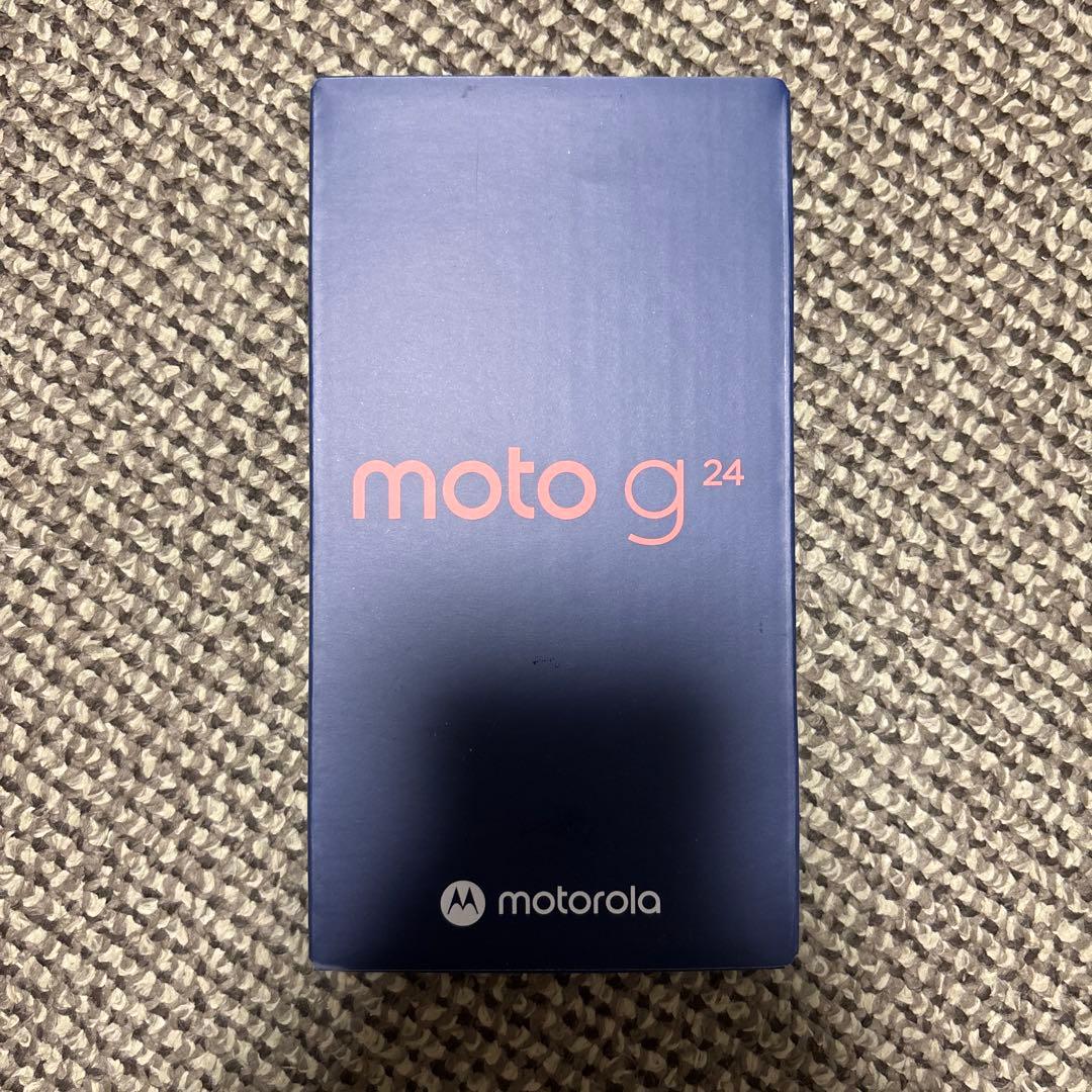 【新品】moto g24 アイスグリーン