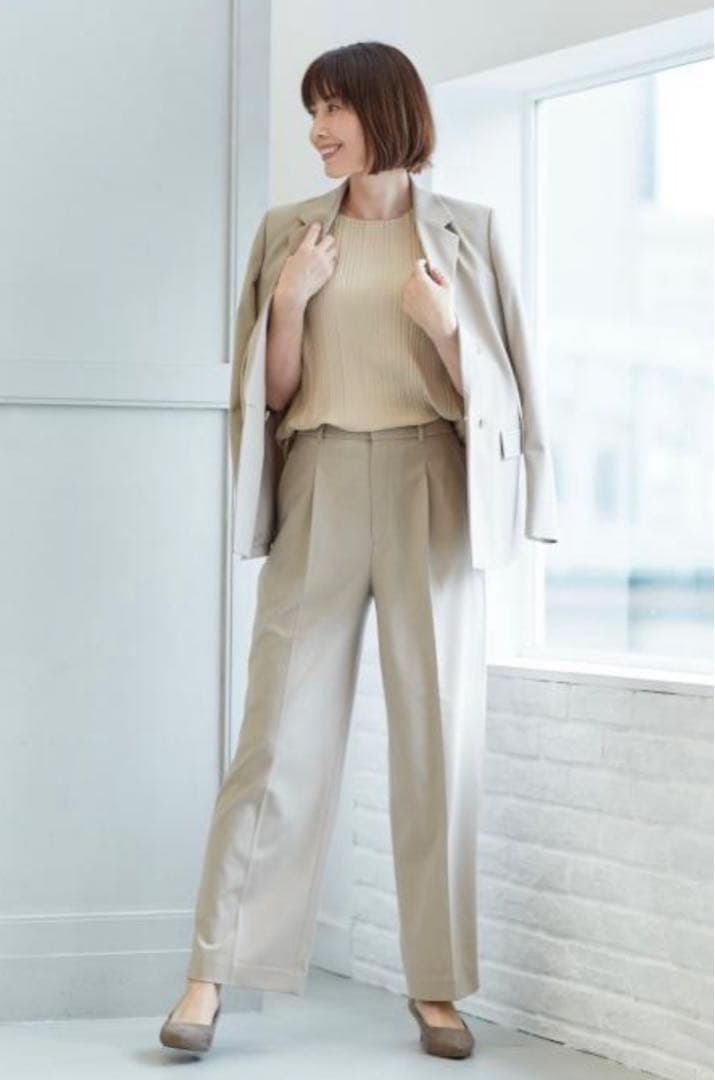 【クリーニング済】UNIQLOC テーラードジャケット　パンツセットアップXXL