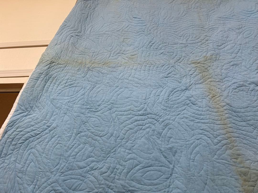 ハワイアンキルト　ベッドカバー