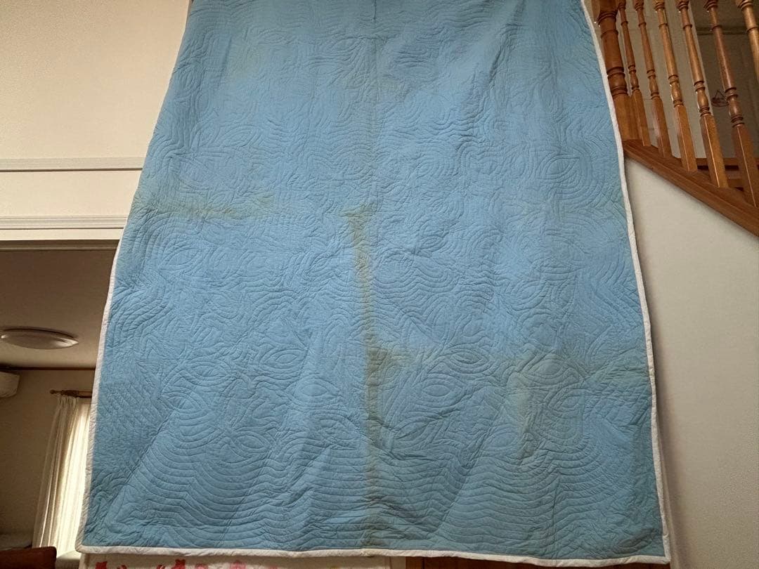 ハワイアンキルト　ベッドカバー