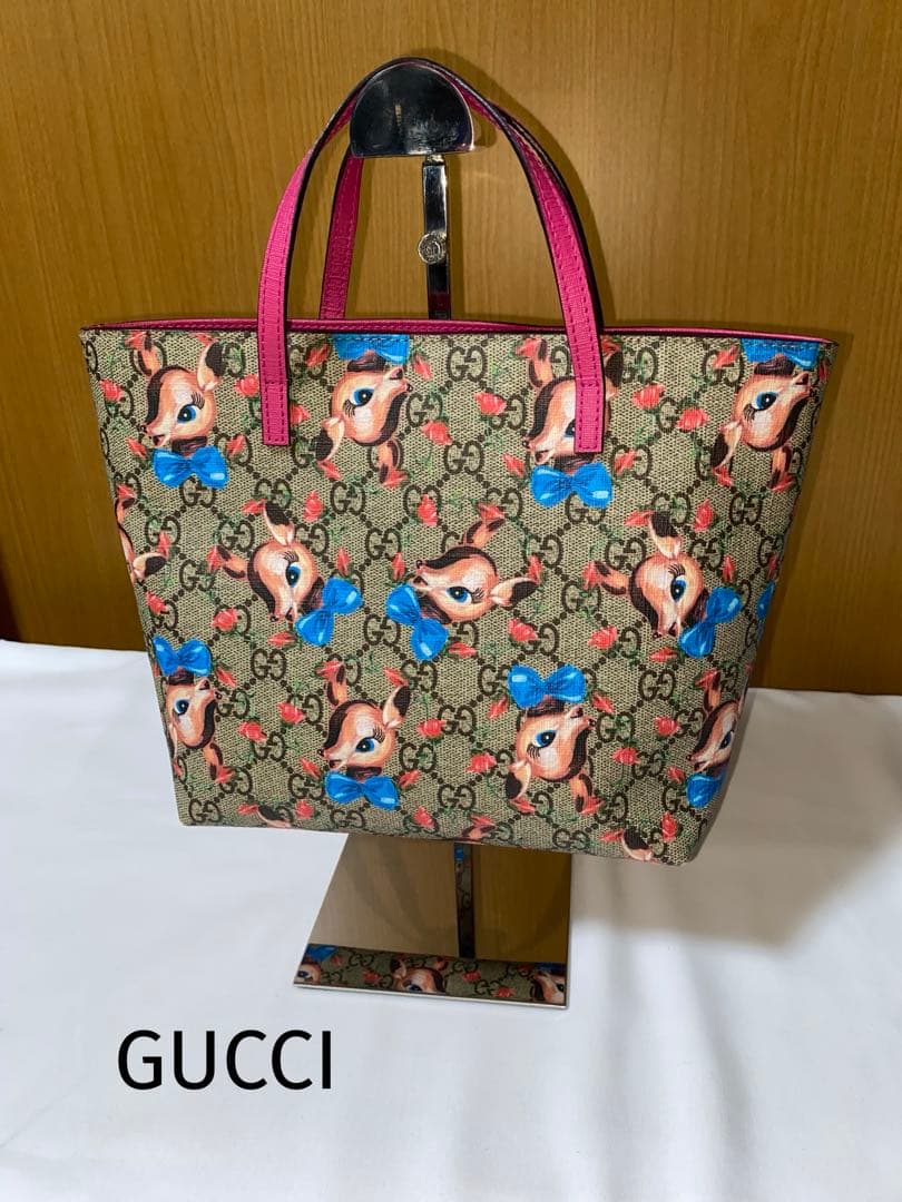 ☆Gucci☆　グッチ 　バンビ　ハンドバッグ　410812