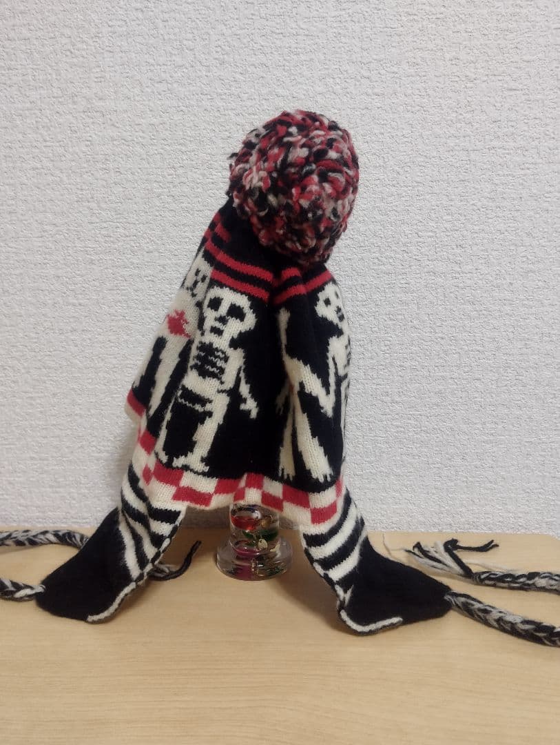 Vivienne Westwood 耳付き ボンボン ニットキャップ スカル♪