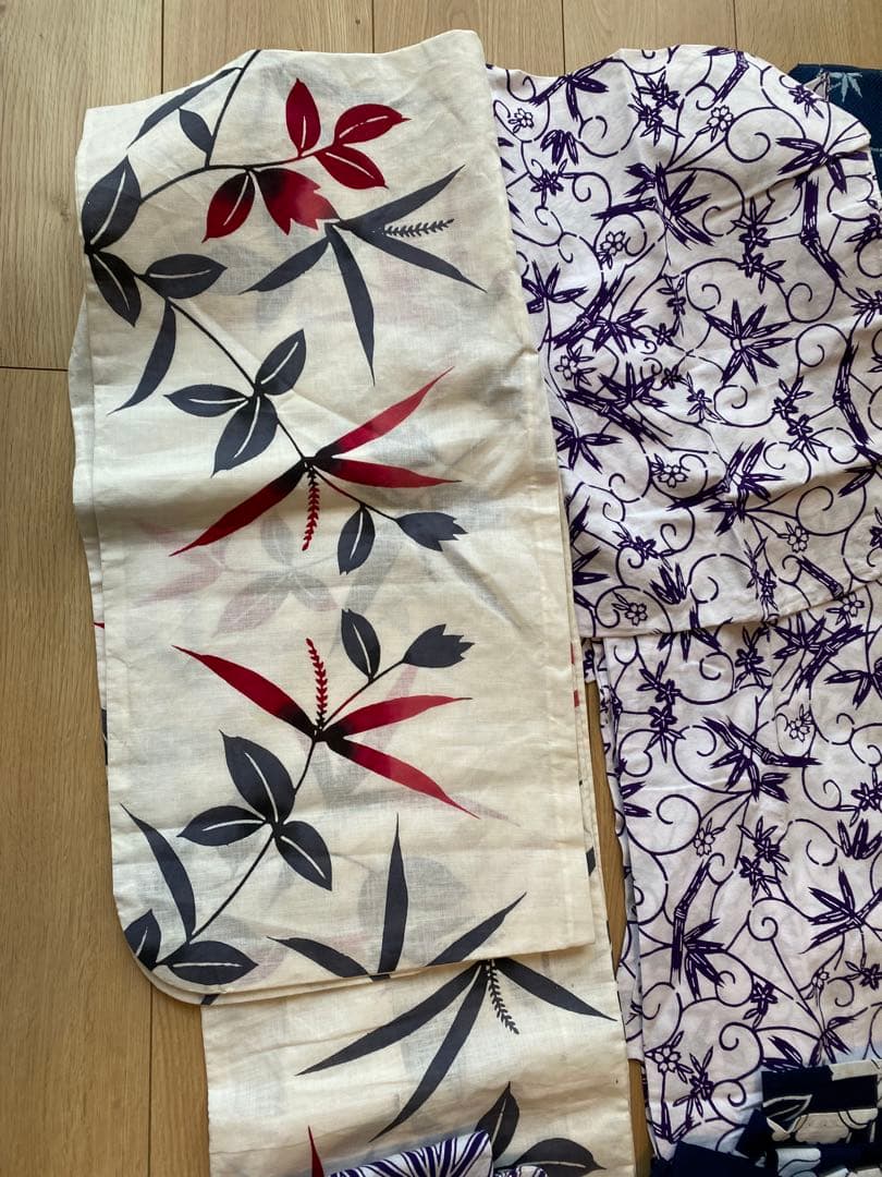 浴衣まとめ売り　7枚　浴衣　絞り柄　アンティーク