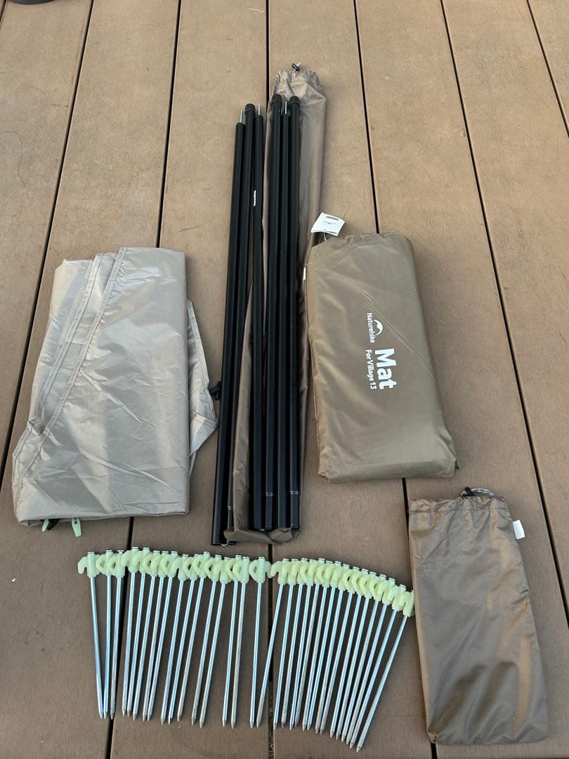 【週末値引き中】ネイチャーハイクVillage 13.0 グランドシート付き