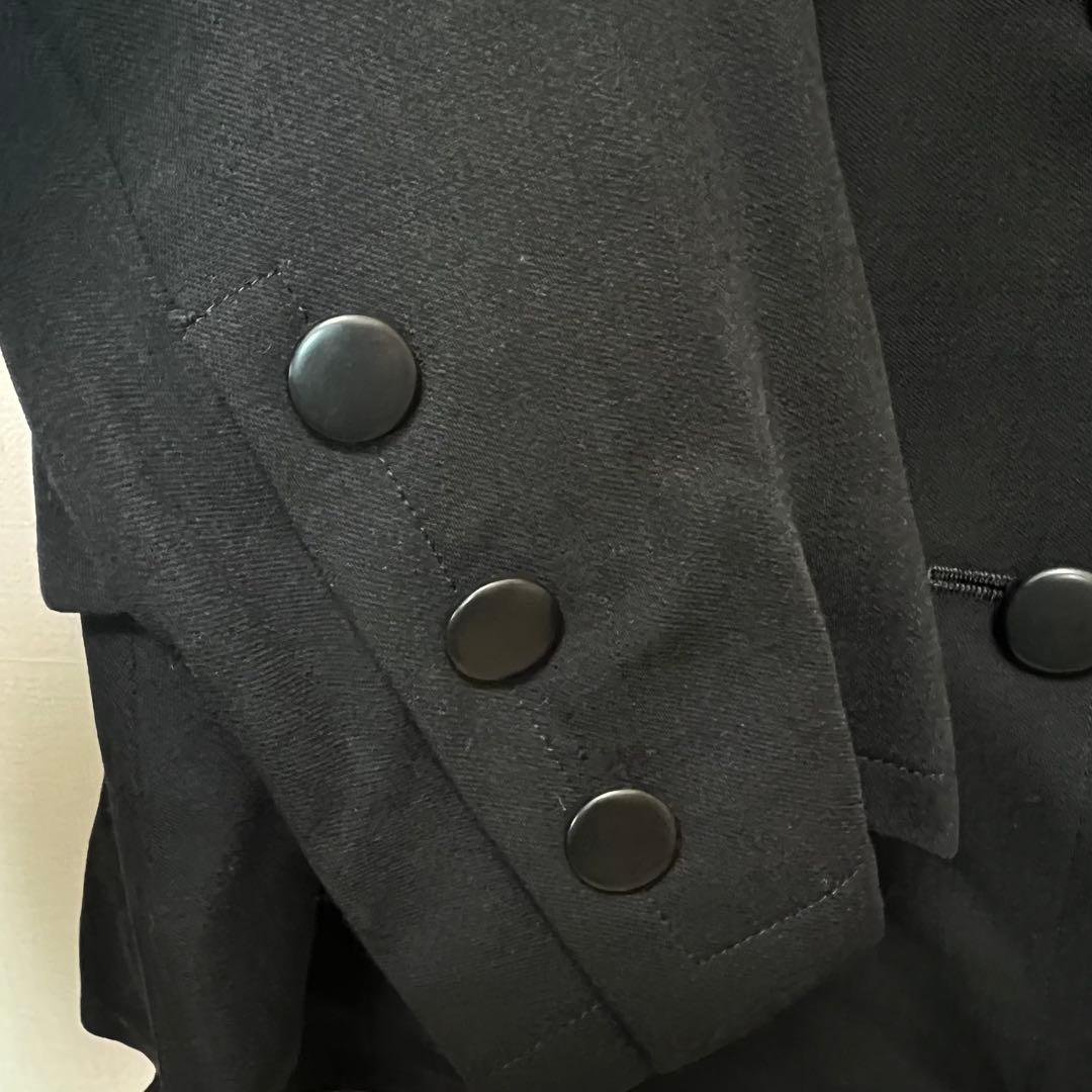 ジバンシィ　ブラック ダブルブレスト テーラードジャケット　GIVENCHY