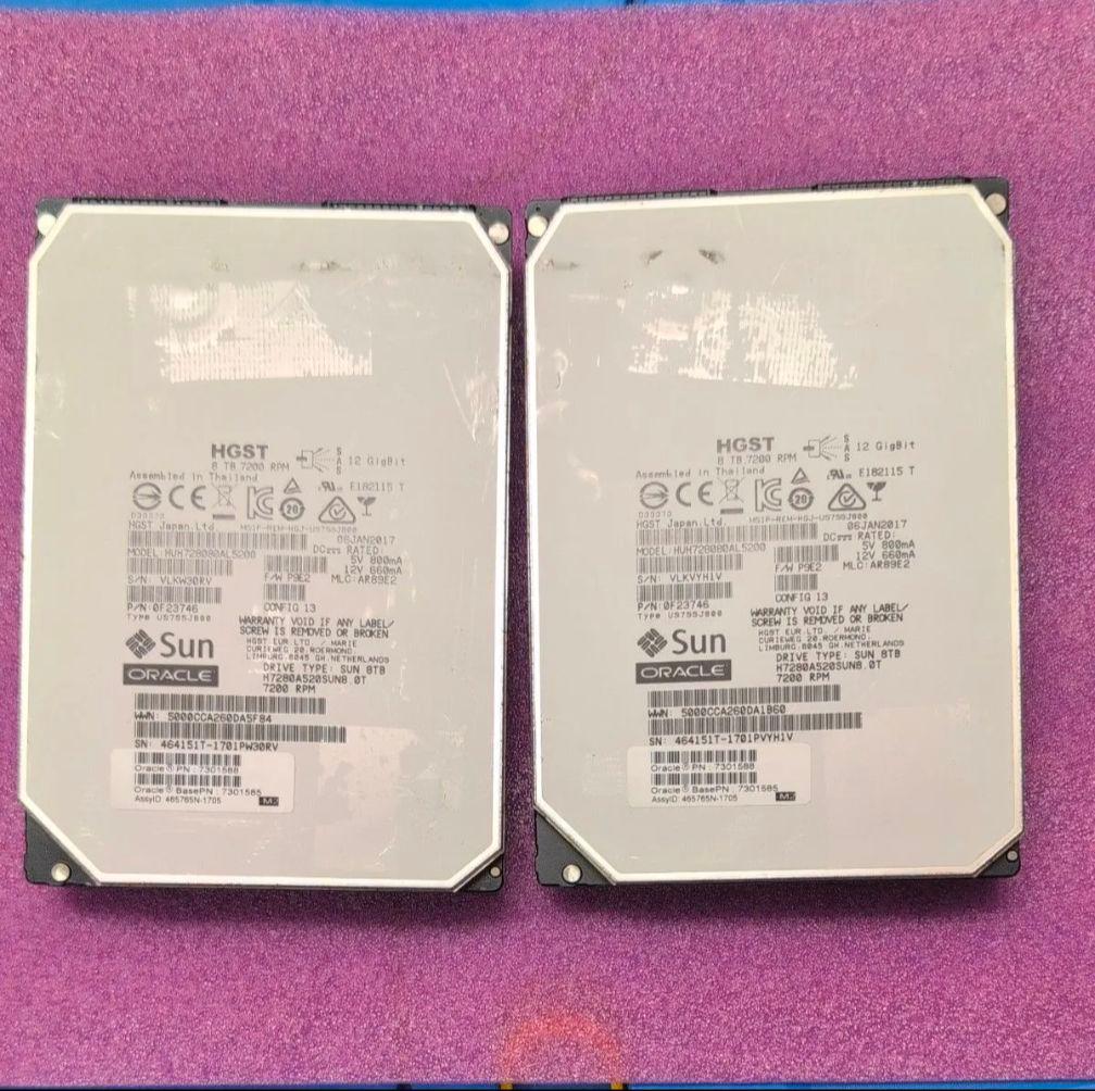 4台　HGST SAS HDD 8TB 12Gb 7200RPM