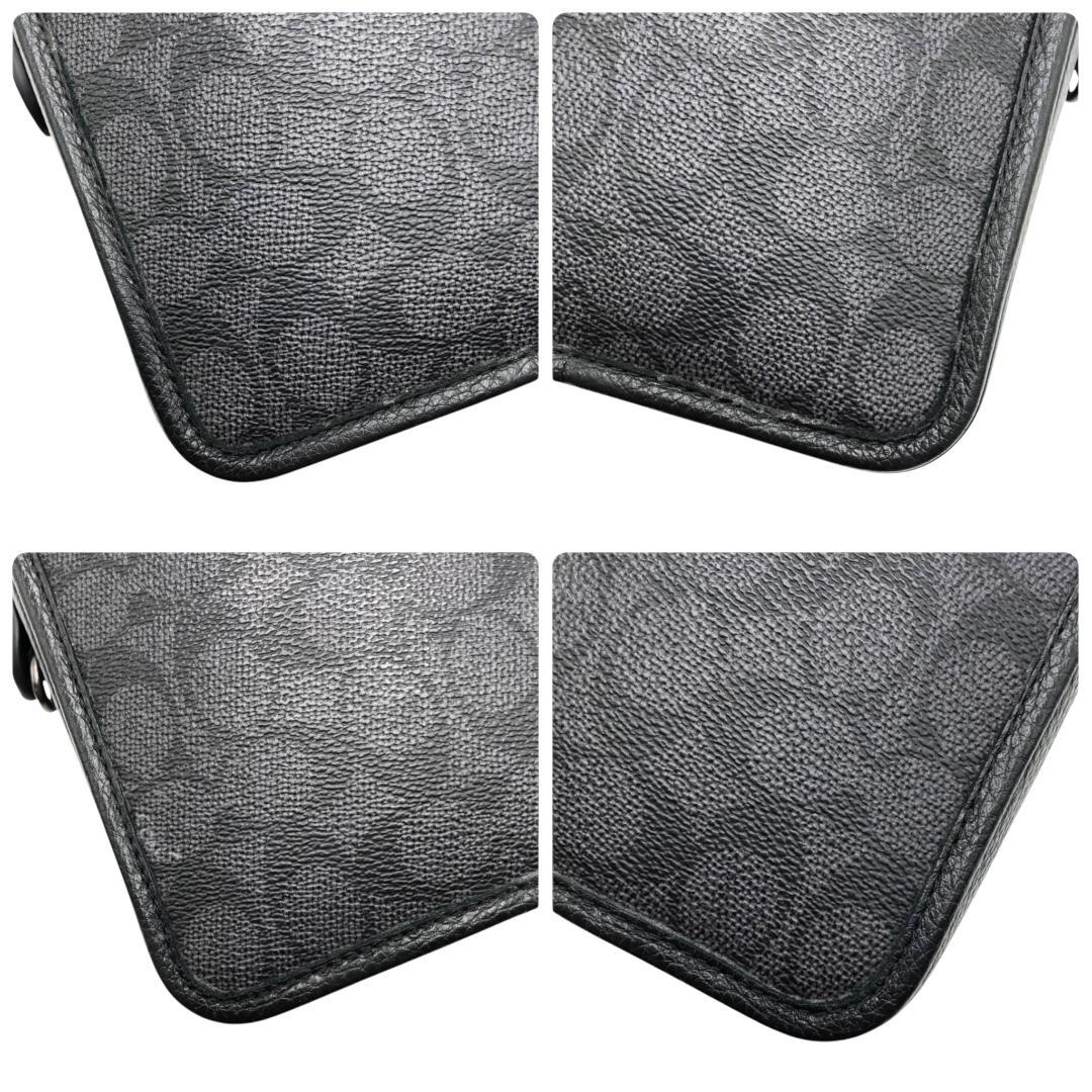 【極美品】COACHコーチ　サリバン　ショルダーバッグ　PVC　シグネチャー