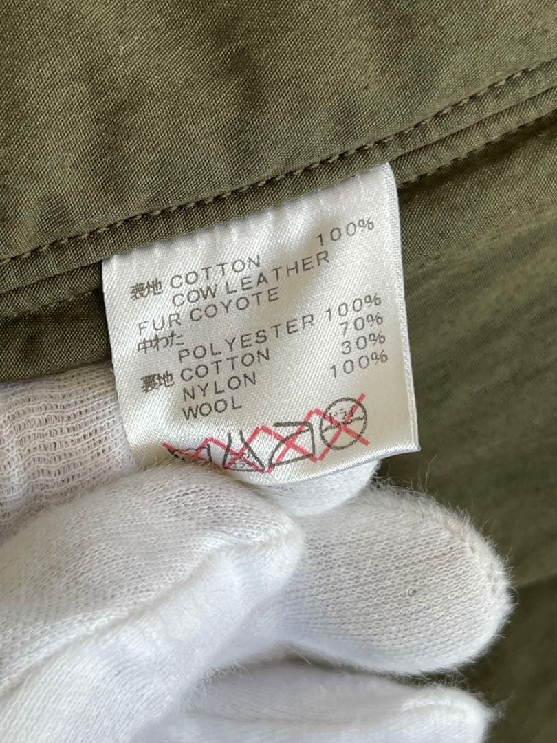 CALEE キャリー HEAVY BACK SATIN N-3B JACKET