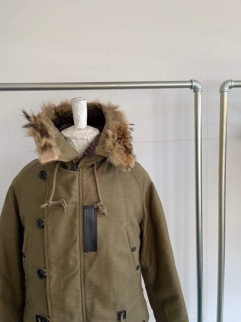 CALEE キャリー HEAVY BACK SATIN N-3B JACKET