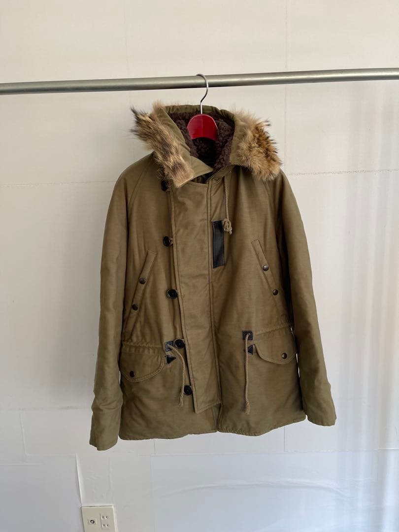 CALEE キャリー HEAVY BACK SATIN N-3B JACKET