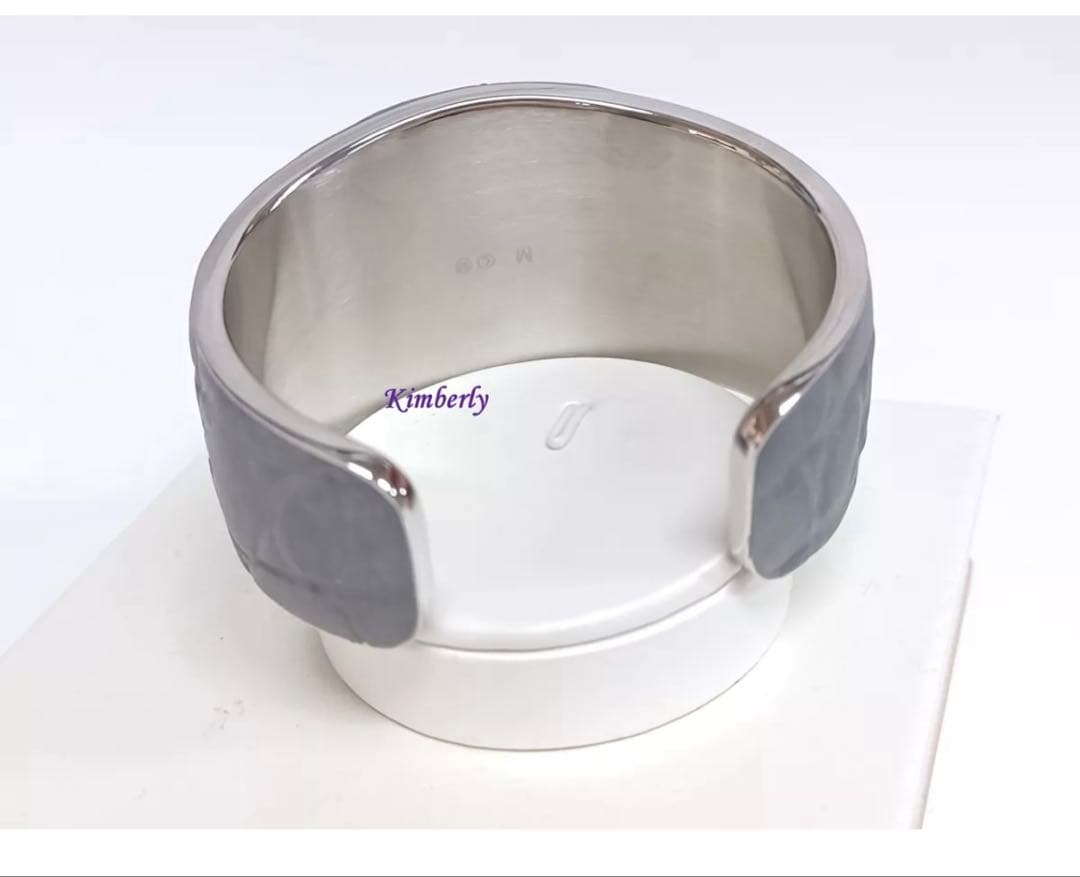 Swarovski Pony バングル ターコイズブルー×パープルカラー