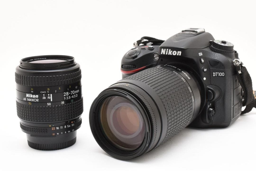 良品　Nikon D7100 ダブルレンズ/SD32GB/フィルム/スマホ転送