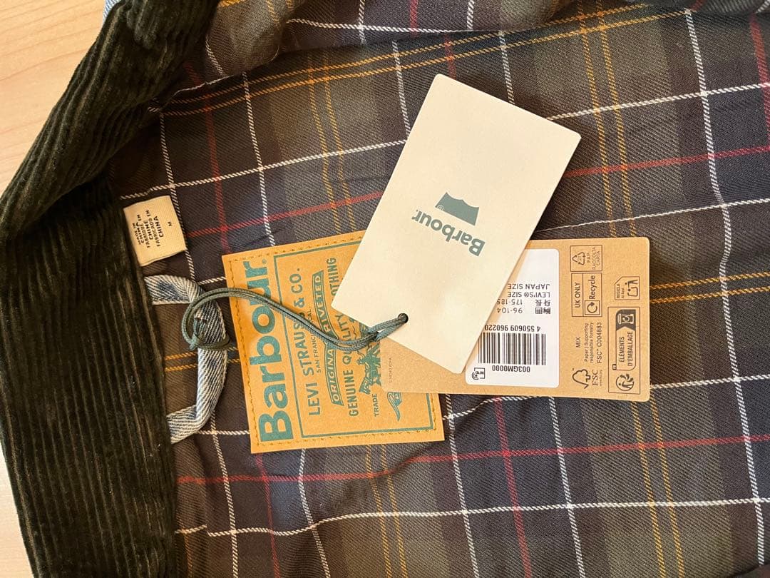 Levi's × Barbour Type Ⅱ Denim Jacketバブアー