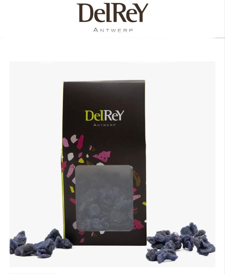 DelRey デルレイ　スミレの砂糖漬け　すみれの砂糖漬け　100g 紙袋付き