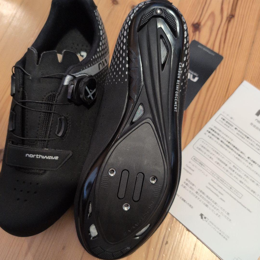 northwave ブラック ロードバイクシューズ EUR 40 新品