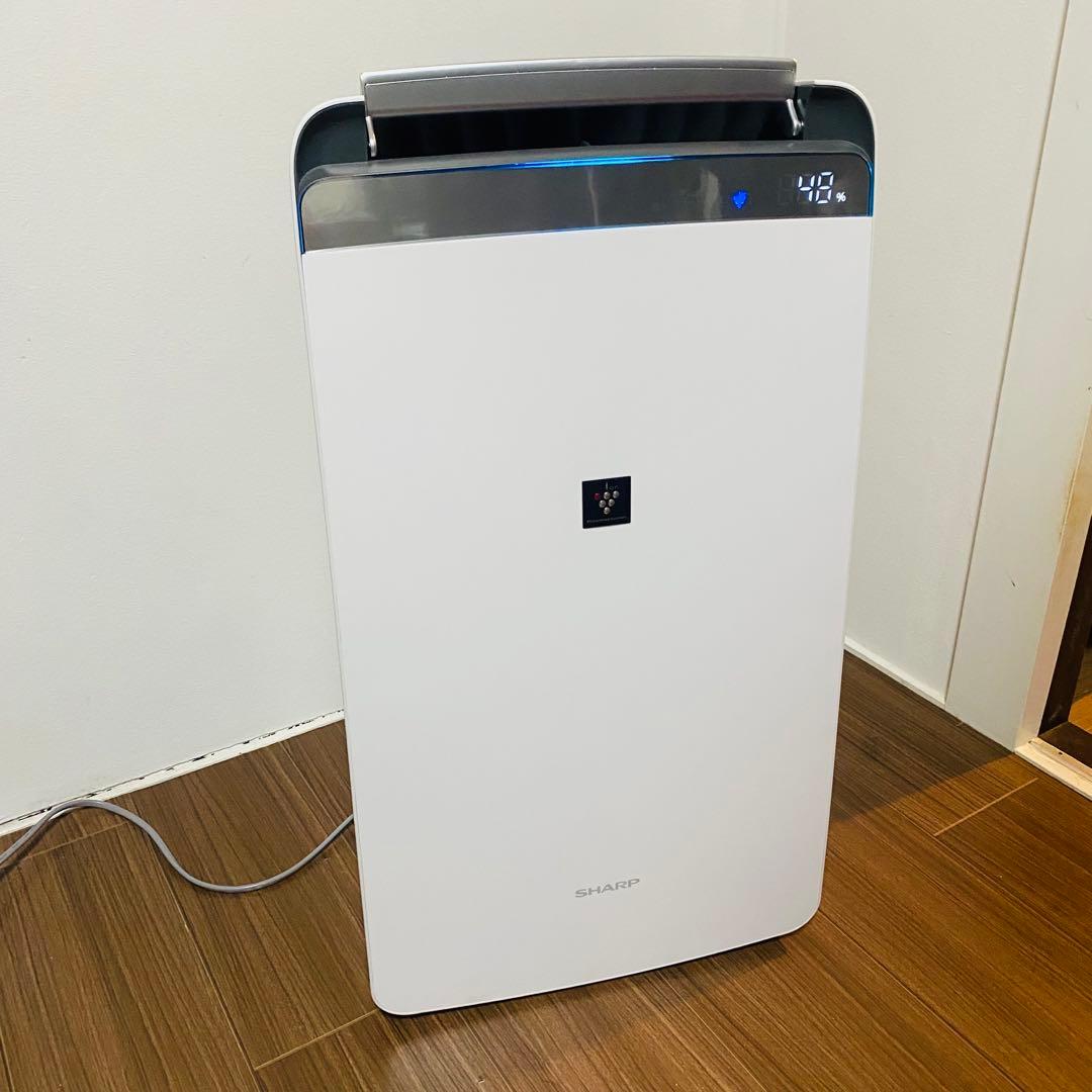 【美品】SHARP シャープ 衣類乾燥除湿機　CV-P180-W ホワイト