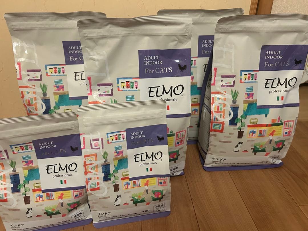 ELMO 室内猫用ドライフード 8,8kg