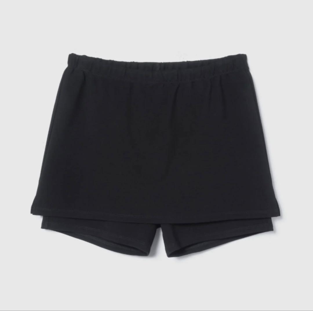 【SeaRoomlynn】スカートwithハーフレギンス/ブラック/完売商品