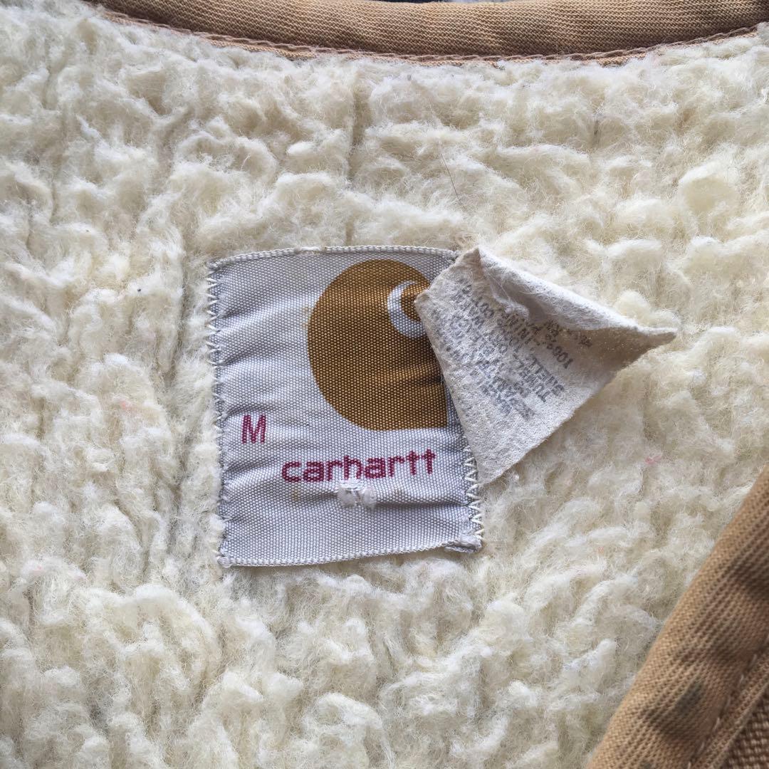 70's carhartt カーハート ダックベスト 裏ボア USA製