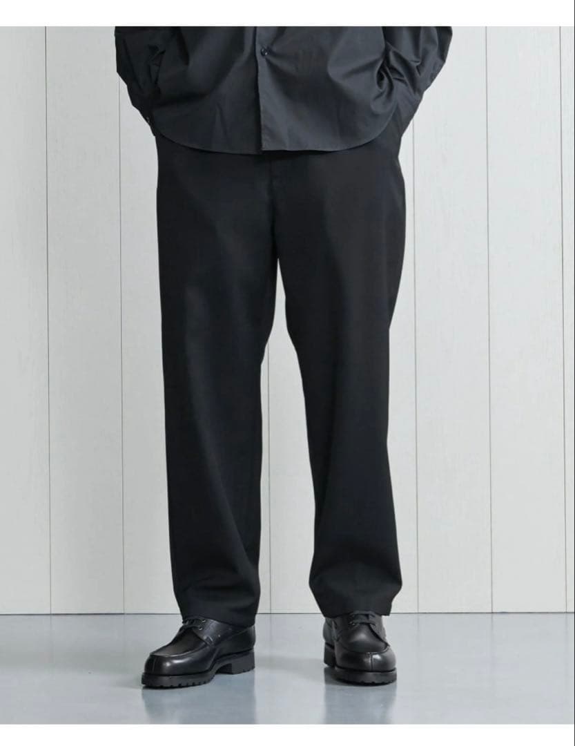 パンツ H BEAUTY & YOUTH WORSTED VACANT EASY