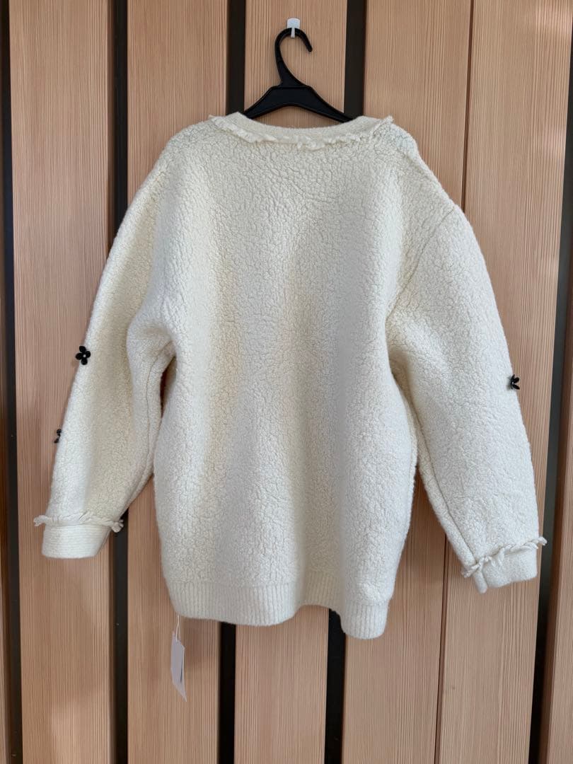 新品タグ付き　ジプソフィア　お花カーディガン