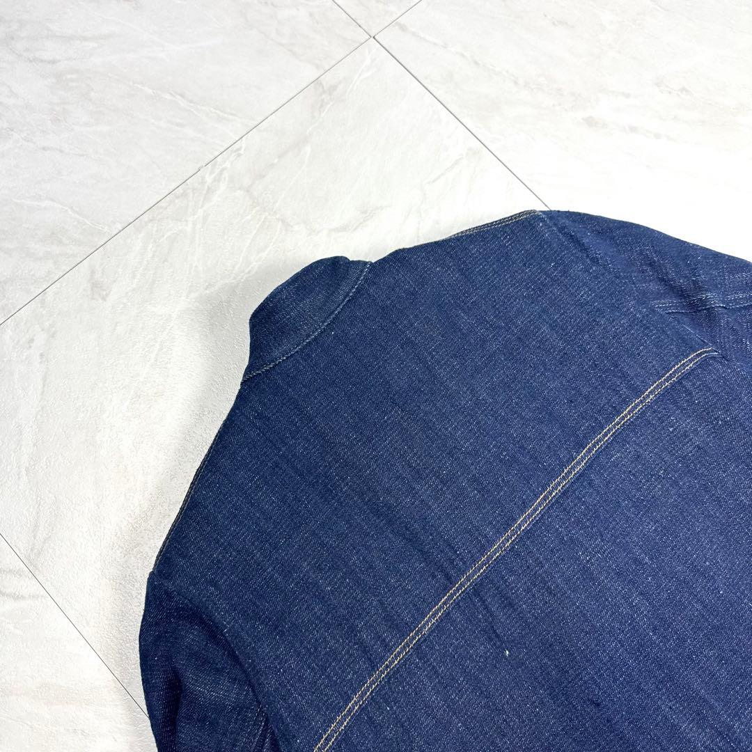 美品 45R インドカディデニムの908ライダースジャケット 中綿 サイズ2