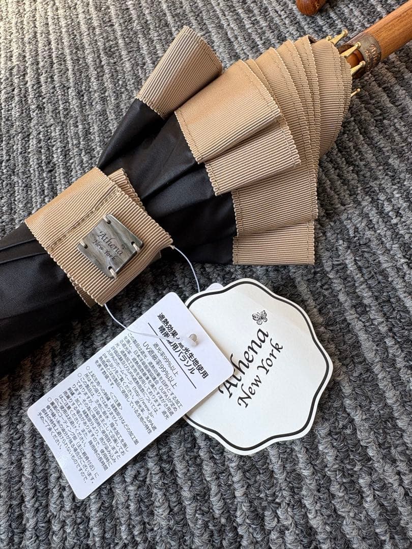 新品★アシーナニューヨーク　日傘　遮光　遮熱　晴雨兼用