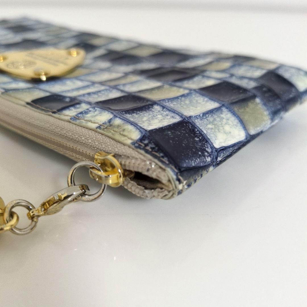 ATAO アタオ リモ ヴィトロ ブループリズム 長財布 L字ファスナー