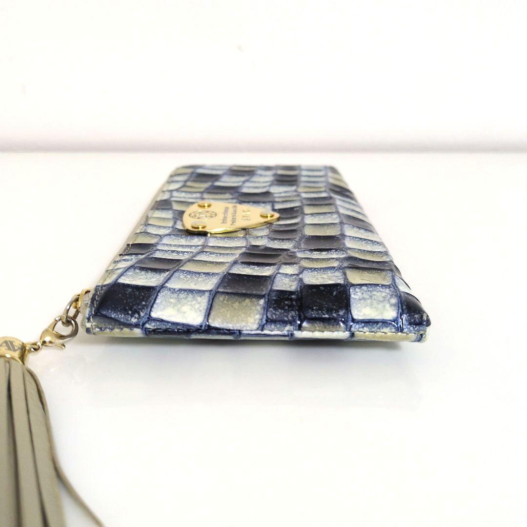 ATAO アタオ リモ ヴィトロ ブループリズム 長財布 L字ファスナー