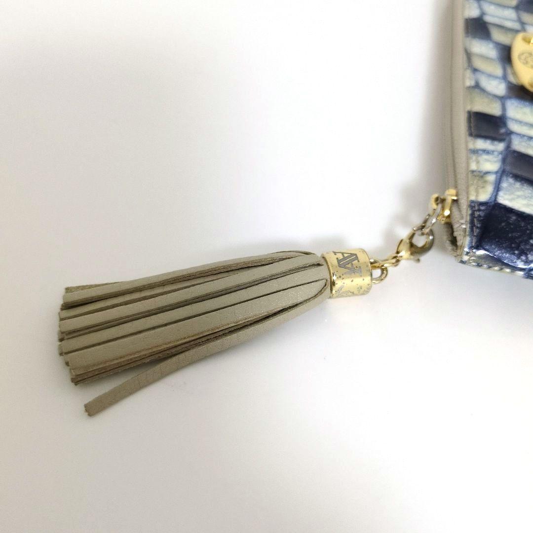 ATAO アタオ リモ ヴィトロ ブループリズム 長財布 L字ファスナー