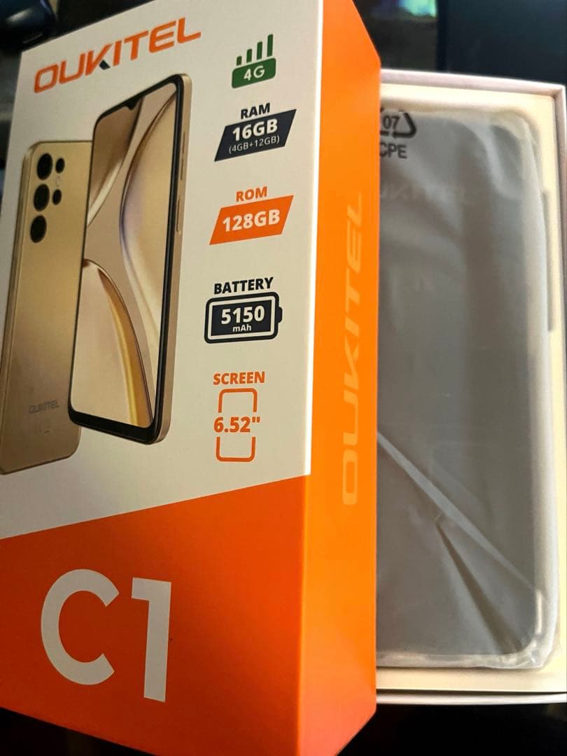 【新品‼️】OUKITEL C1 ゴールド 128GB /Android15