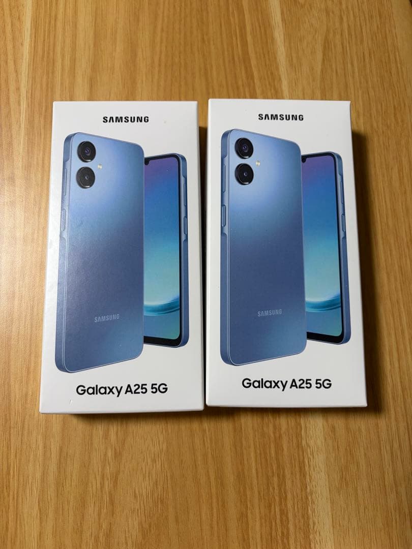 Galaxy A25 5G 64GB ブルー　新品 ２台セット