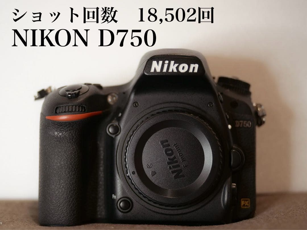 ■ ショット数18,502回 ■ Nikon D750 ボディ