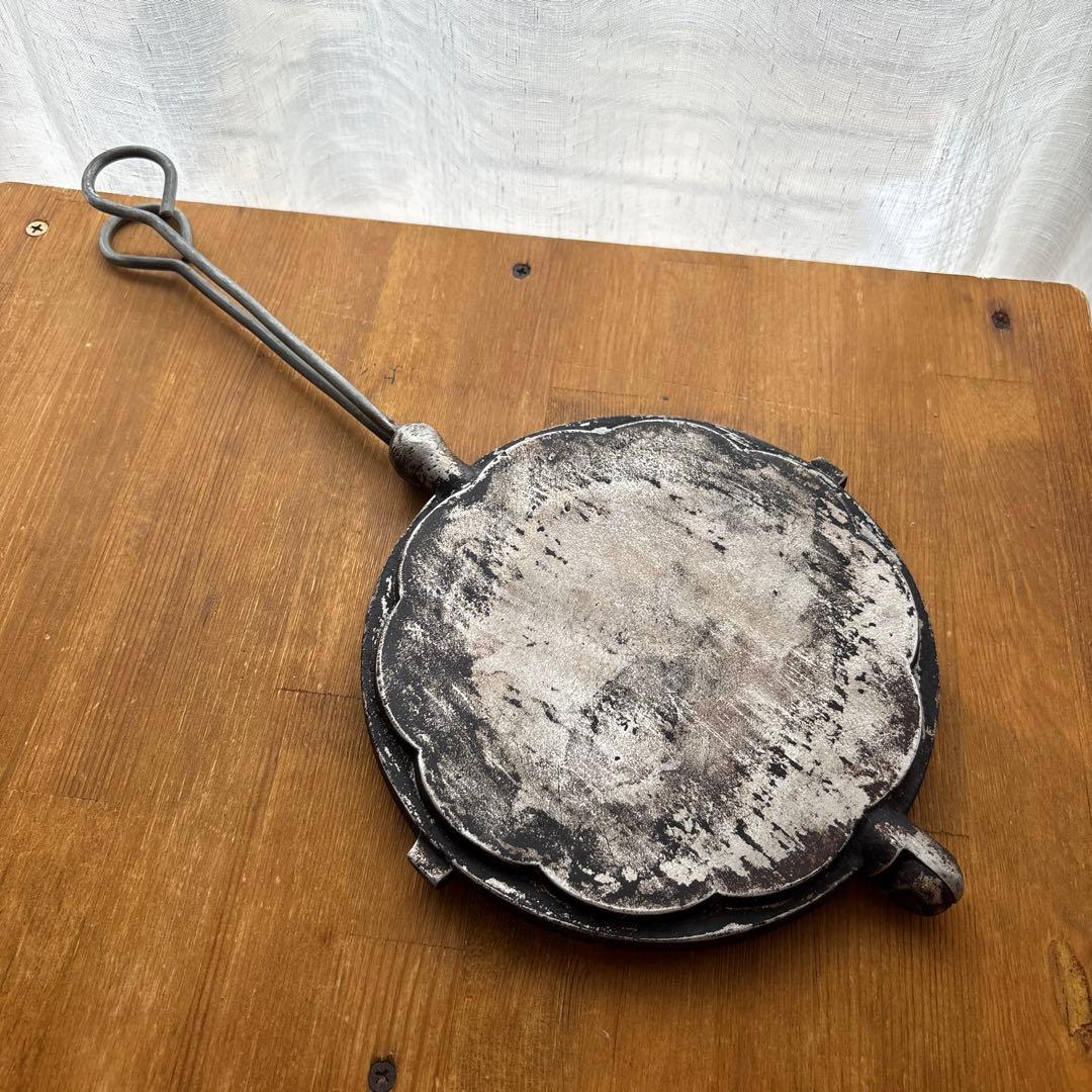 スウェーデン　ワッフル　アンティーク　メーカー　ワッフル型