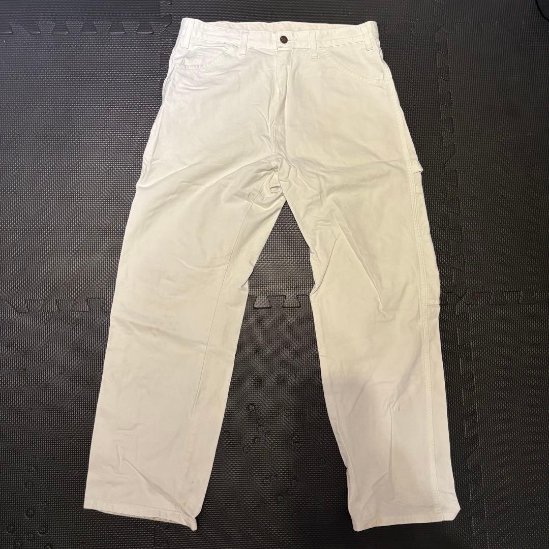 ディッキーズ SHERWIN WILLIAMS 34 ワークパンツ ホワイト