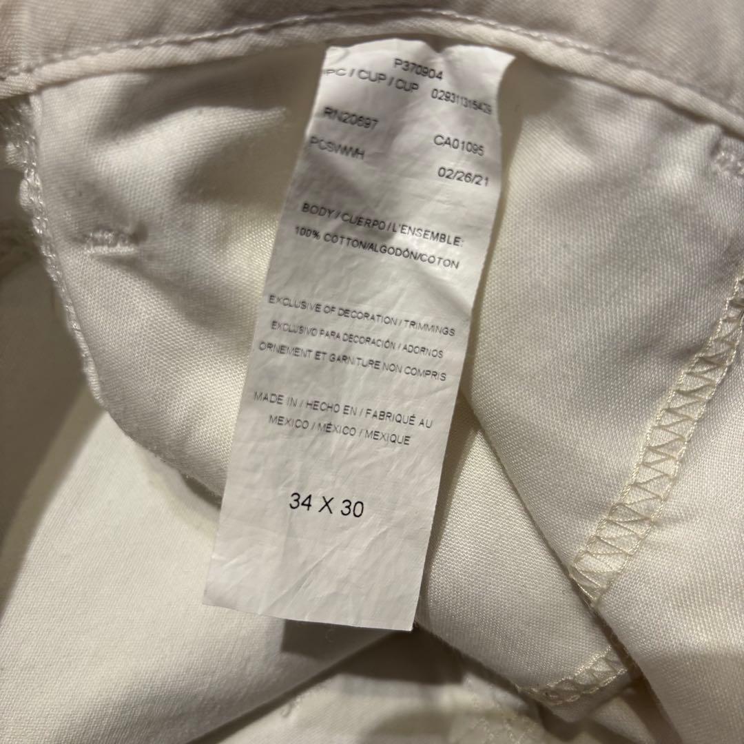 ディッキーズ SHERWIN WILLIAMS 34 ワークパンツ ホワイト