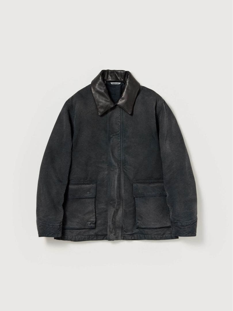 ジャケット・アウター auralee 25aw duck blouson faded black