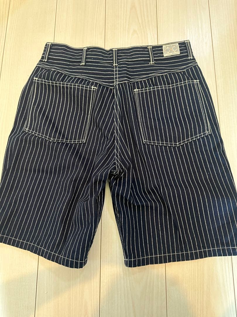 【超美品】リアルマッコイズ ストライプショートパンツ 32