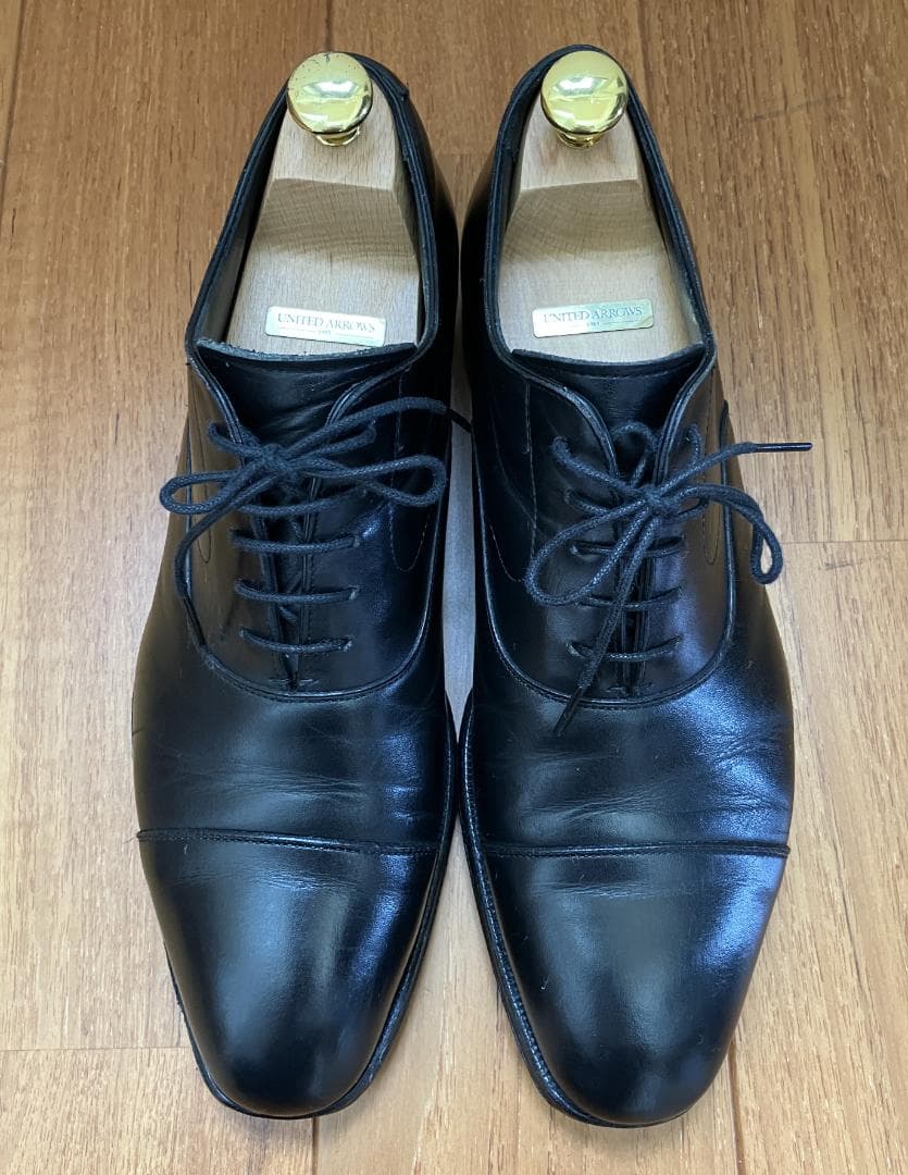 ユナイテッドアローズ　ストレートチップ　サイズ8　26cm　シューキーパー付き