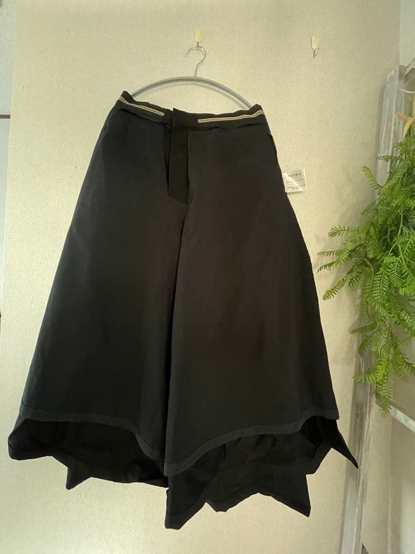 ROSEN-X ローゼンX はかま風パンツ　ユニセックス　サイドスリット　黒