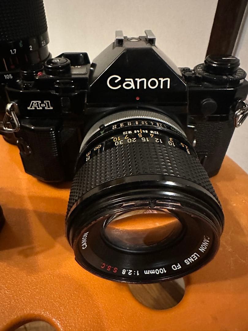 Canon A-1/AE-1黒＋100mm50mm他3本セット