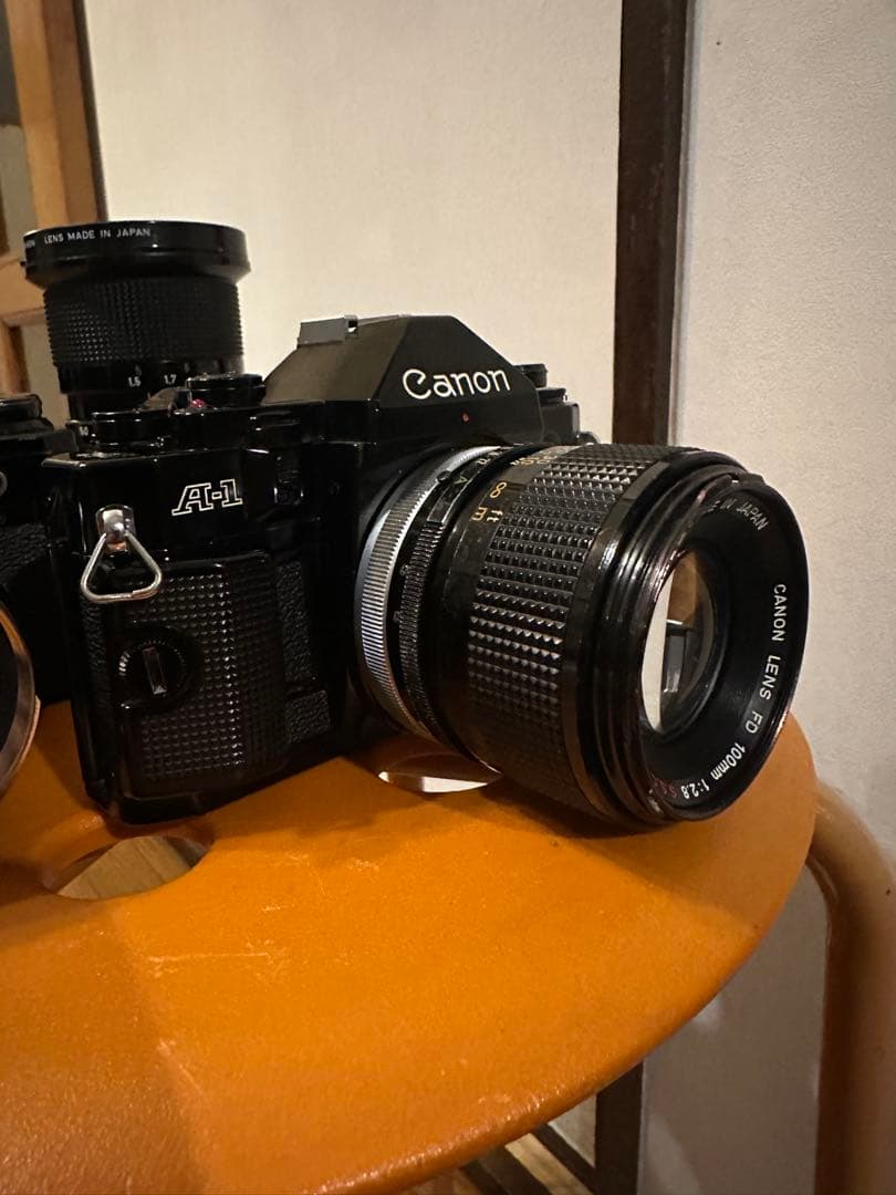 Canon A-1/AE-1黒＋100mm50mm他3本セット